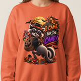 Randy the Raccoon Halloween Candy Sweatshirt thumbnail 17