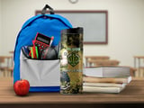 20oz Skinny Tumbler with Straw, Panda Gamer Tumbler, Gaming Cup, Video Game Gift for Boys and Teens thumbnail 6