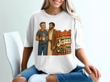 Fueled By Jesus Coffee T-Shirt, Christian Faith Shirt, Religious Retro Tee, Spiritual Coffee Lover Gift for Him, Christian Apparel thumbnail 7