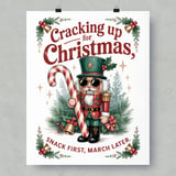 Nutcracker Poster: Christmas Decor, Funny Wall Art, Cool Nutcracker, Framed thumbnail 9