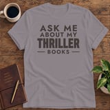 Ask Me About My Thriller Books Softstyle Tee thumbnail 6