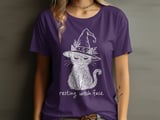 Resting Witch Face Cat Tee thumbnail 15