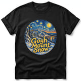 Gogh Mount Snow ~ Comfort Colors Premium Tee thumbnail 1