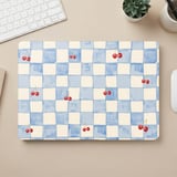 Blue Checkered Cherry MacBook Case thumbnail 5