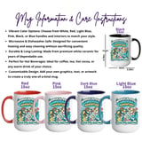 Whimsical Dogs Undersea Adventure Mug Design thumbnail 3
