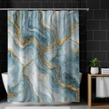 Blue Gold Marble Tumbler Digital, Watercolor Floral Background, Printable Tumbler Png, Digital Scrapbooking Paper, Junk Journal Pages thumbnail 10