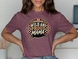 Wild and Proud Football Mama Tee thumbnail 1