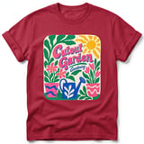 Cutout Garden ~ Comfort Colors Premium Tee thumbnail 2
