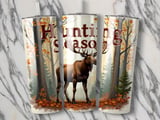 Hunting Season 20oz Tumbler Wrap, Deer Autumn Design, Fall Leaves Tumbler, Nature Lover Gift, Hunter Gift, Outdoor Adventure Wrap thumbnail 2