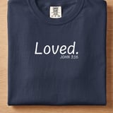 Loved John 3:16 Tee thumbnail 5