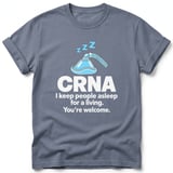 CRNA I Keep People Asleep Tee thumbnail 2