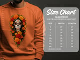 Floral Sugar Skull Catrina Tee or Sweatshirt thumbnail 17