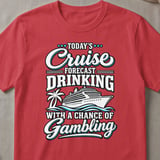 Cruise Forecast Graphic T-Shirt thumbnail 4