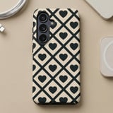 Black Heart Lattice MagSafe® Phone Case thumbnail 7