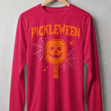 Pickleball Sport-Tek Long Sleeve Tee, Pickleween, UV Protection Athletic Performance Sun Shield Shirt thumbnail 8