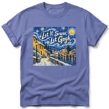 Let It Snow, Let Gogh ~ Comfort Colors Premium Tee thumbnail 10