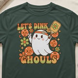 Pickleball Sport-Tek Performance Tee, Let's Dink Ghouls, Spooky Retro Fall Open Play Court Apparel thumbnail 5
