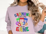 Grandma's Game Day Bingo Vibe Sweatshirt thumbnail 2