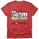 Team Night Shift Nurse Tee thumbnail 3