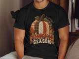 Pumpkin Season Tee or Sweatshirt, Faux Patchwork Design thumbnail 8