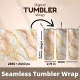 Marble Tumbler Design, Gold Vein Digital Paper, Floral Junk Journal, Watercolor Backgrounds, Printable PNG, Scrapbooking Paper thumbnail 7