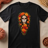 Floral Sugar Skull Catrina Tee thumbnail 6