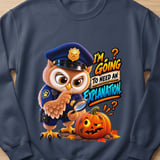 Halloween Officer Hoot the Owl Sweatshirt thumbnail 7