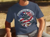 United States Air Force T-Shirt | Patriotic US Air Force F-35 Fighter Jet Tee | American Flag Veteran Aviation Gift Apparel thumbnail 8