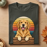 Life Is Golden Retriever Tee thumbnail 4