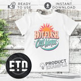 Hot Flash Cool Woman PNG Digital Download, Funny Menopause Shirt Design, Retro Midlife Sarcastic Saying, Sublimation Graphic thumbnail 3