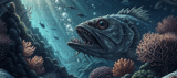 Monster Fish 40oz Tumbler Sublimation Wrap, Deep Sea Angler PNG Digital Download, Scary Ocean Creature Tapered Design, Unique Fisherman Gift thumbnail 13