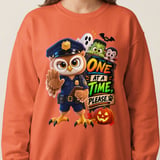 Halloween Officer Hoot the Owl Sweatshirt thumbnail 11