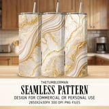 Gold Marble Tumbler Design, Digital Papers, Watercolors, Flower Backgrounds, Junk Journal Pages, Printable png, Digital Scrapbooking Paper thumbnail 2