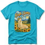 Gogh Llama ~ Comfort Colors Premium Tee thumbnail 5