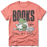 Books & Coffee Frog Tee thumbnail 18