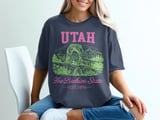 Utah The Beehive State Est. 1896 Graphic T-Shirt thumbnail 4