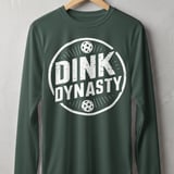 Pickleball Sport-Tek Long Sleeve Tee, Dink Dynasty, UV Sun Shield Shirt for Outdoor Open Play thumbnail 7