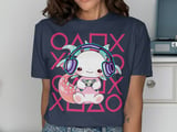 Kawaii Axolotl Gamer Graphic Tee thumbnail 9