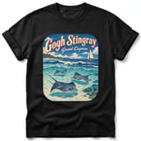 Gogh Stingray ~ Comfort Colors Premium Tee thumbnail 1