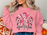 Faux Patchwork Pray Fight Believe Tee thumbnail 19