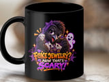 Fake Jewelry Scary Raven Jeweler Mug thumbnail 9