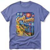 Gogh Fireworks ~ Comfort Colors Premium Tee thumbnail 10