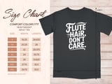 Flute Hair, Don't Care Graphic Tee thumbnail 7