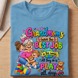 Grandmoms Have The Best Job Tee thumbnail 5