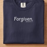 Forgiven Ephesians 1:7 Tee thumbnail 4