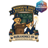 Wizard Dogs School Mug Wrap thumbnail 2