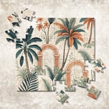 Digital Pattern, Palm Tree Pattern, Floral Pattern, Tropical, Digital Bundle, Commercial Use, Digital Paper, Graphic Design, Wall Art Design thumbnail 7