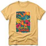Flat Out Tropical ~ Comfort Colors Premium Tee thumbnail 7