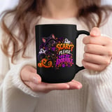 Scary Please Im Adorable Black Cat Mug thumbnail 18