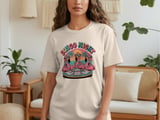 Retro Flamingo Bingo Night Graphic T-Shirt thumbnail 5